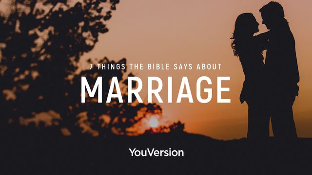 7 Things the Bible Says About Marriage